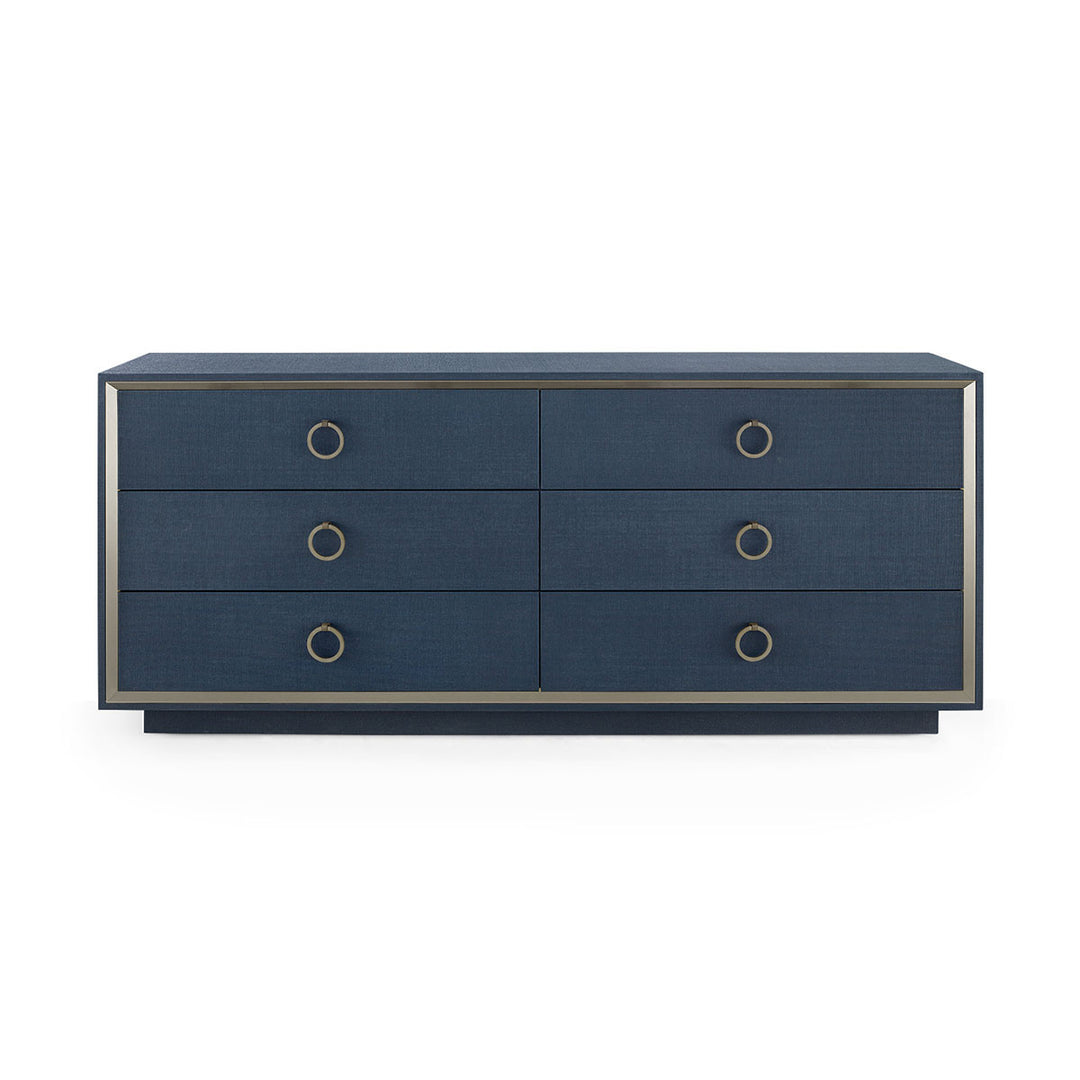 Ansel Extra Large 6-Drawer, Blue Steel