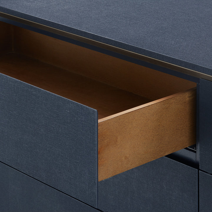 Ansel Extra Large 6-Drawer, Blue Steel