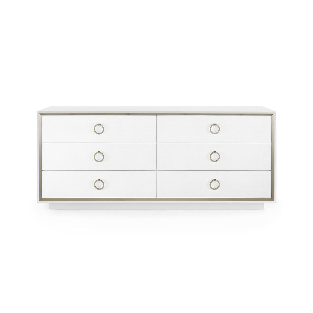Ansel Extra Large 6-Drawer, Chiffon White
