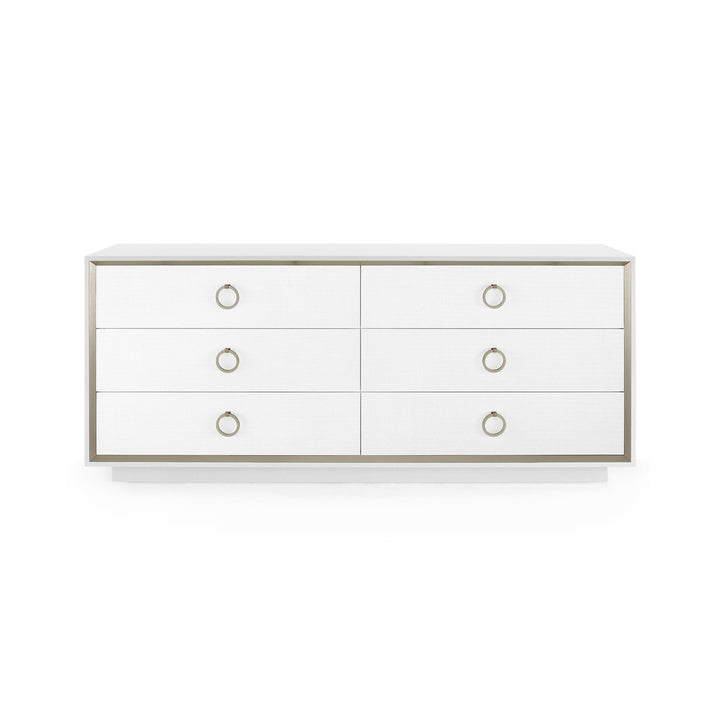 Ansel Extra Large 6-Drawer, Chiffon White