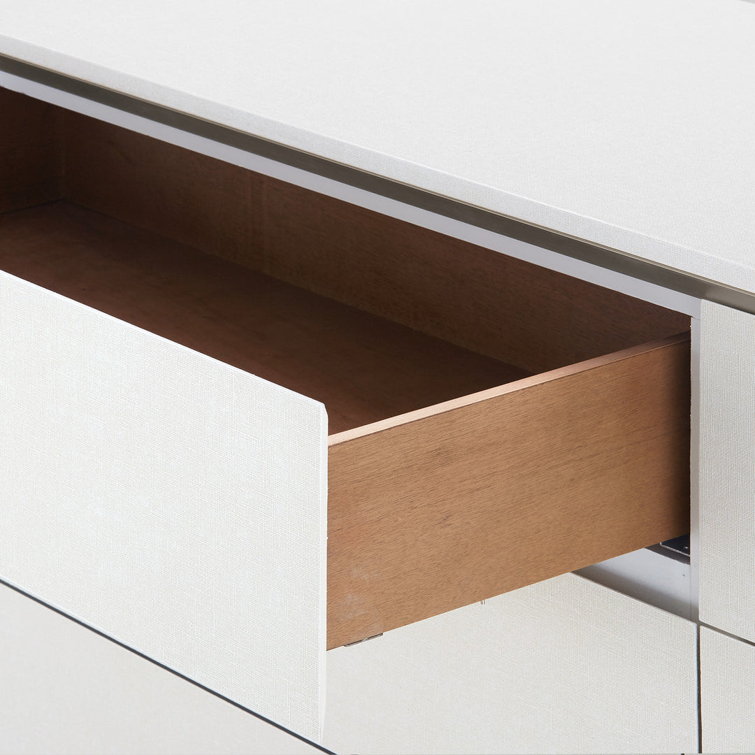Ansel Extra Large 6-Drawer, Chiffon White