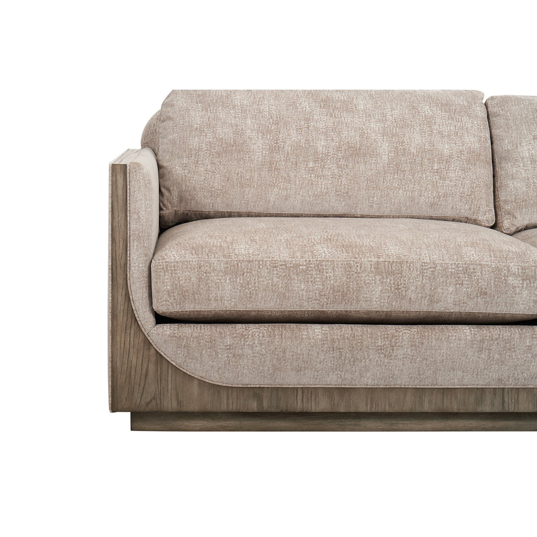 Bastion Sofa, H-Silver