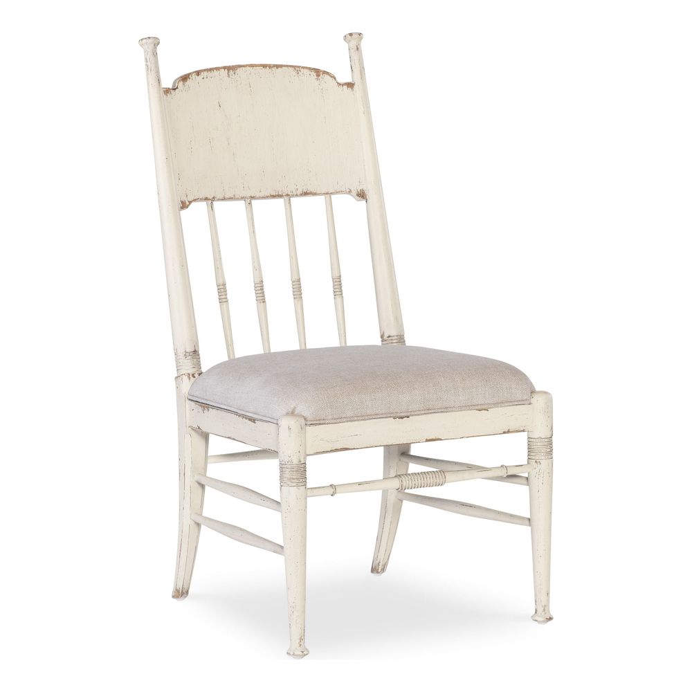 Heritage Upholstered Seat Side Chair - Whites