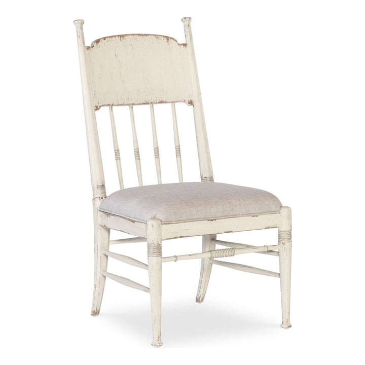 Heritage Upholstered Seat Side Chair - Whites