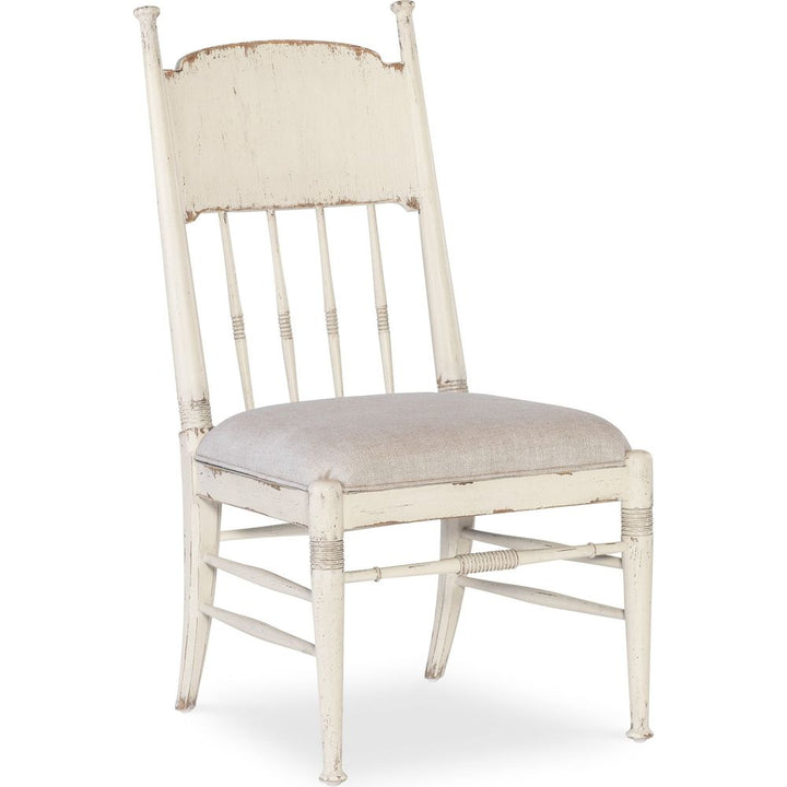Americana Upholstered Seat Side Chair - Whites