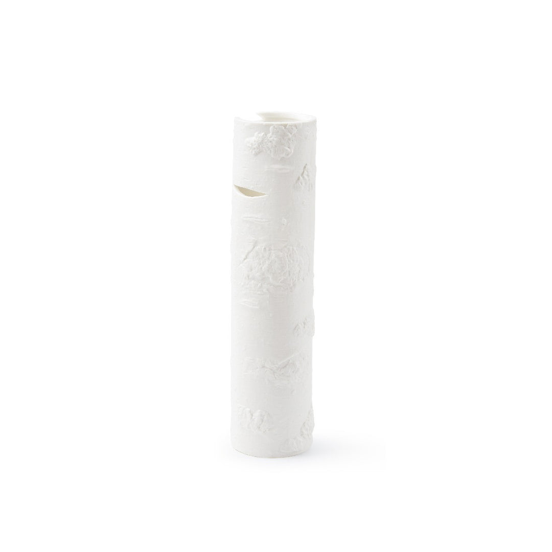 Aspen Tall Vase, Blanc de Chine
