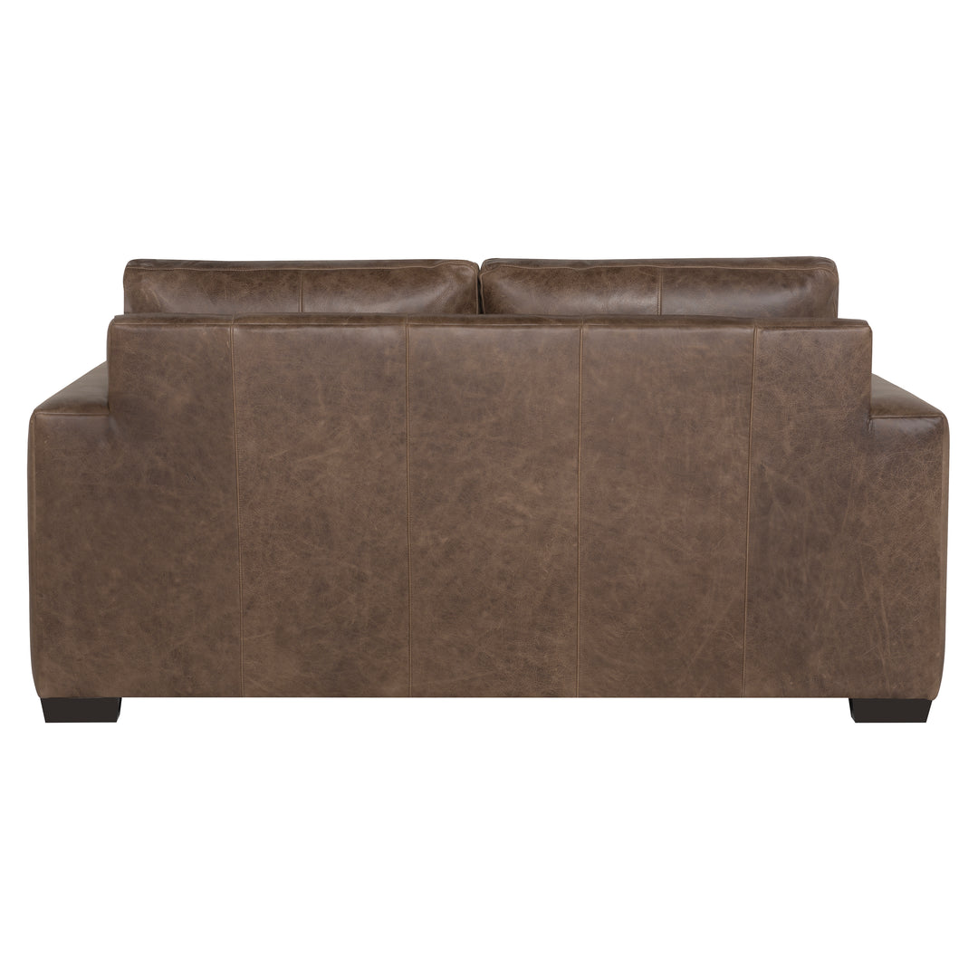 Dawkins Leather Loveseat Sofa