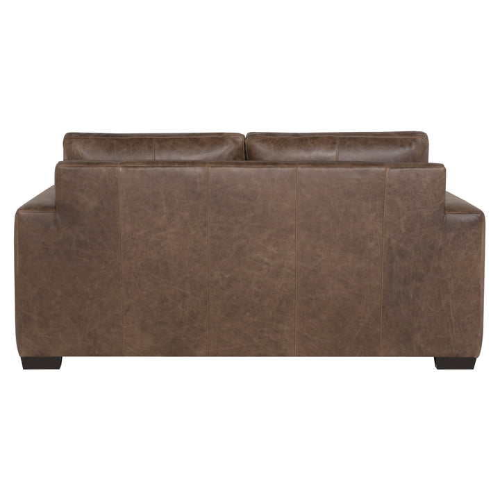 Dawkins Leather Loveseat Sofa