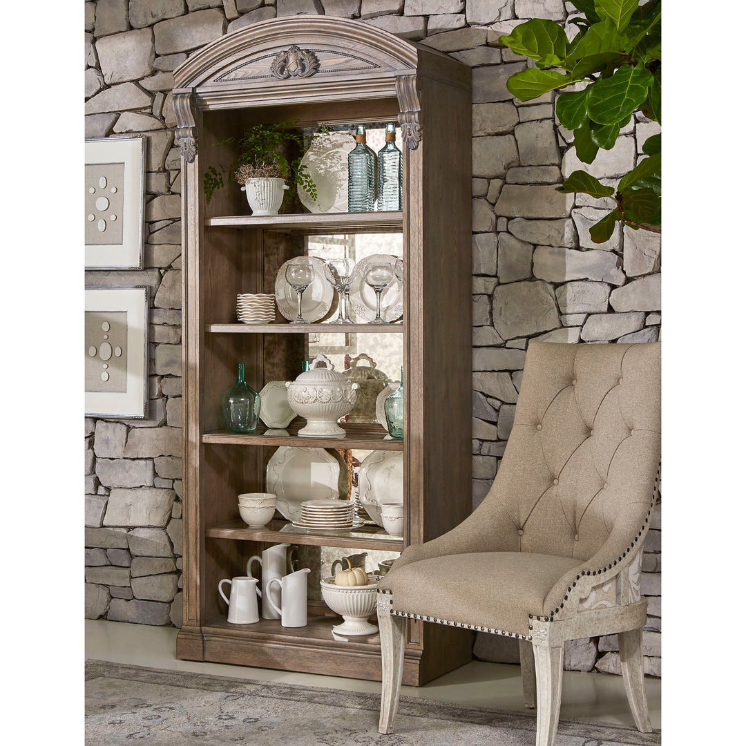 Arch Salvage Reeves Host Chair - Brown, Beige