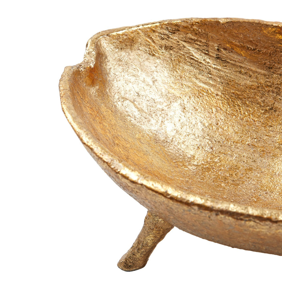 Aurelia Bowl, Gold Leaf