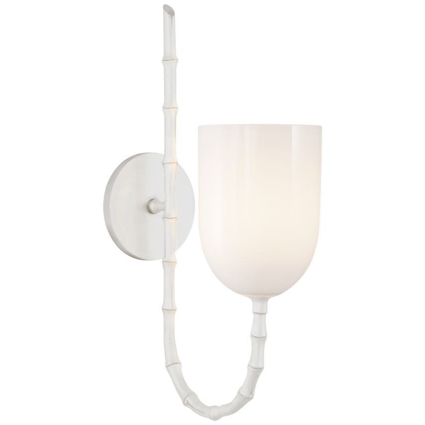 Edgy Wall Light-Visual Comfort-VISUAL-ARN 2000PW-WG-Wall LightingPlaster White-4-France and Son