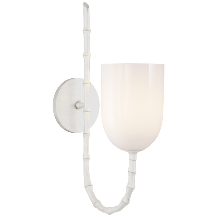 Edgy Wall Light-Visual Comfort-VISUAL-ARN 2000PW-WG-Wall LightingPlaster White-4-France and Son