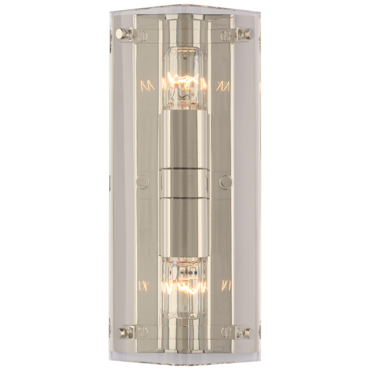 Clarkson Wall Sconce in Crystal-Visual Comfort-VISUAL-ARN 2043CG/PN-Wall LightingPolished Nickel-2-France and Son