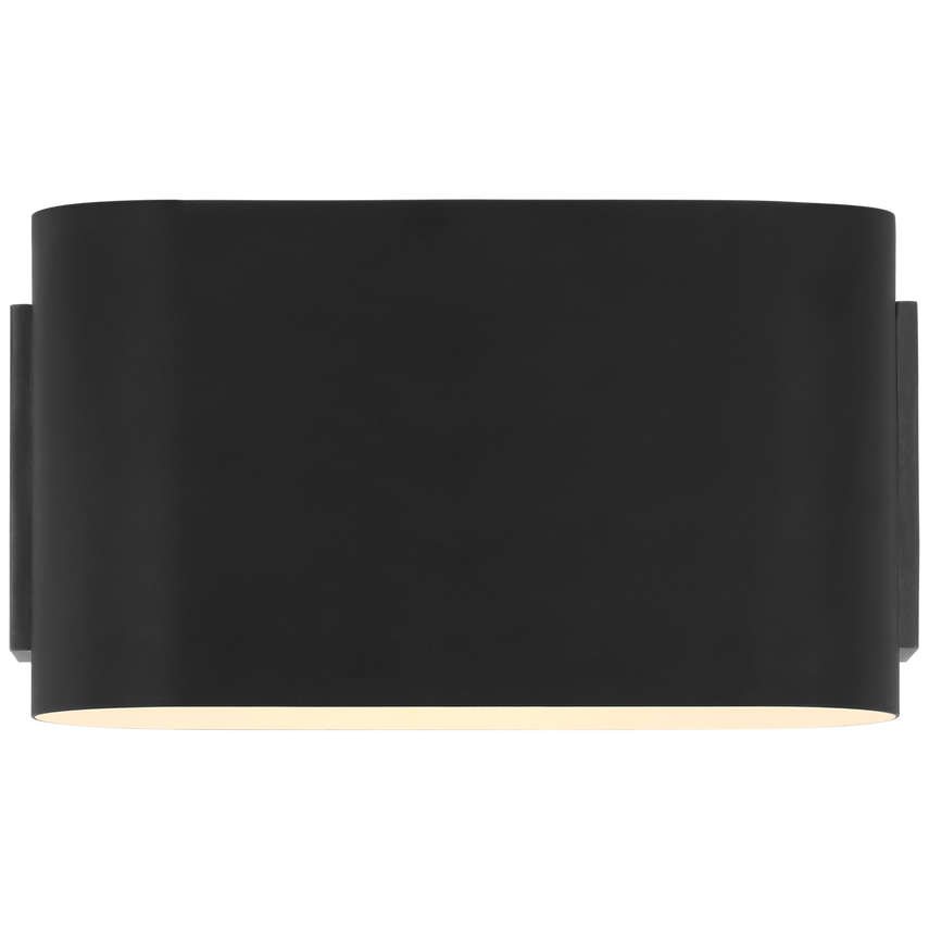 Nema Small Oblong Sconce-Visual Comfort-VISUAL-ARN 2442BLK-Wall LightingMatte Black-1-France and Son