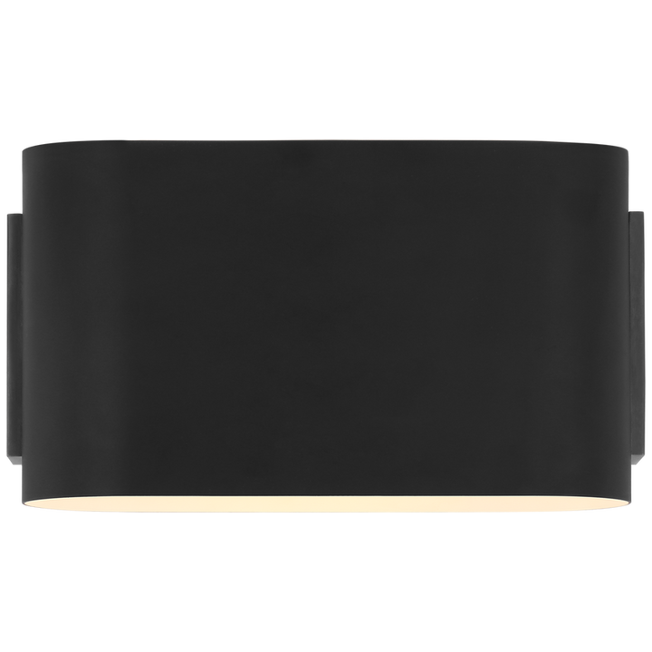 Nema Small Oblong Sconce-Visual Comfort-VISUAL-ARN 2442BLK-Wall LightingMatte Black-1-France and Son