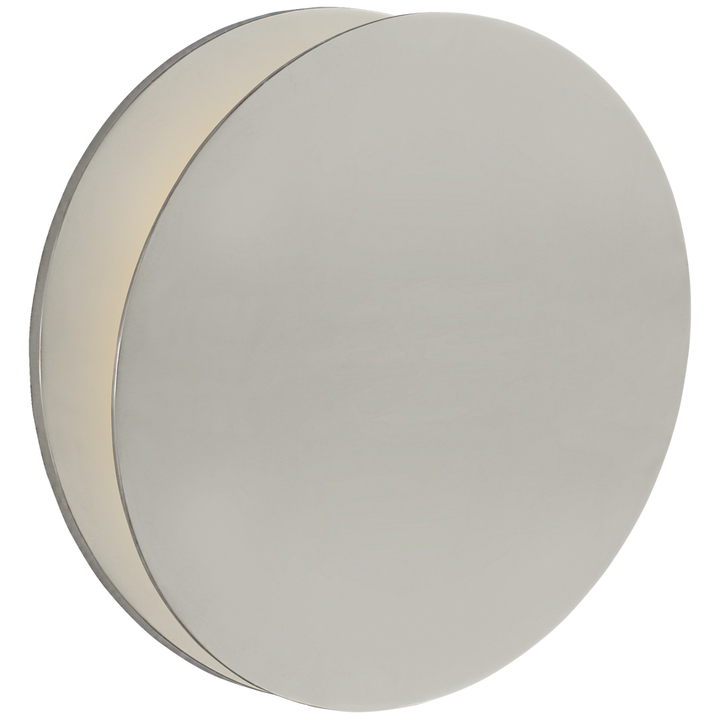 Gabriel Round Wall Washer-Visual Comfort-VISUAL-ARN 2450PN-Wall LightingPolished Nickel-4-France and Son