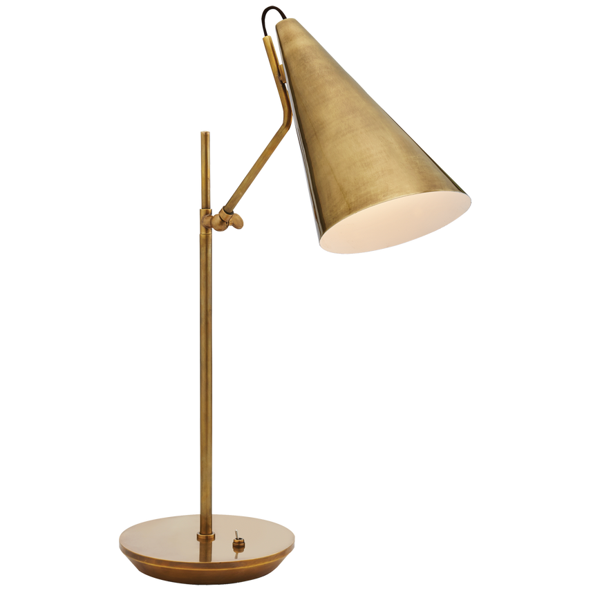 Clembuy Table Lamp-Visual Comfort-VISUAL-ARN 3010HAB-HAB-Table LampsHand-Rubbed Antique Brass-3-France and Son