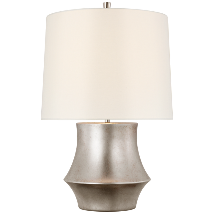 Laksmi Small Table Lamp-Visual Comfort-VISUAL-ARN 3321BSL-L-Table LampsBurnished Silver Leaf-1-France and Son