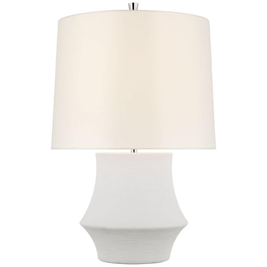 Laksmi Small Table Lamp-Visual Comfort-VISUAL-ARN 3321PW-L-Table LampsPlaster White-3-France and Son