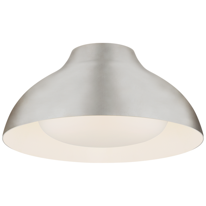 Aurora 15" Flush Mount-Visual Comfort-VISUAL-ARN 4350BSL-SWG-Flush MountsBurnished Silver Leaf-1-France and Son