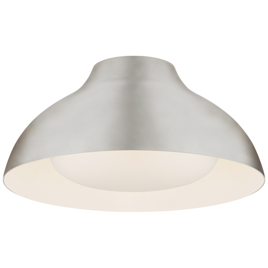 Aurora 15" Flush Mount-Visual Comfort-VISUAL-ARN 4350BSL-SWG-Flush MountsBurnished Silver Leaf-1-France and Son