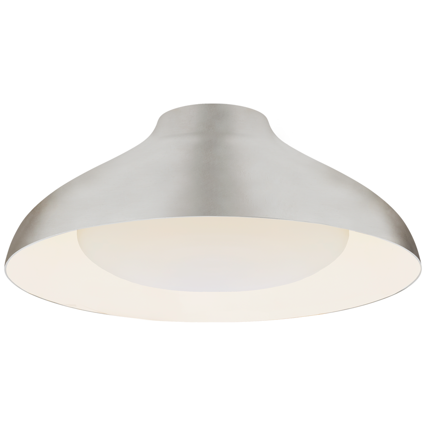 Aurora 18" Flush Mount-Visual Comfort-VISUAL-ARN 4351BSL-SWG-Flush MountsBurnished Silver Leaf-1-France and Son