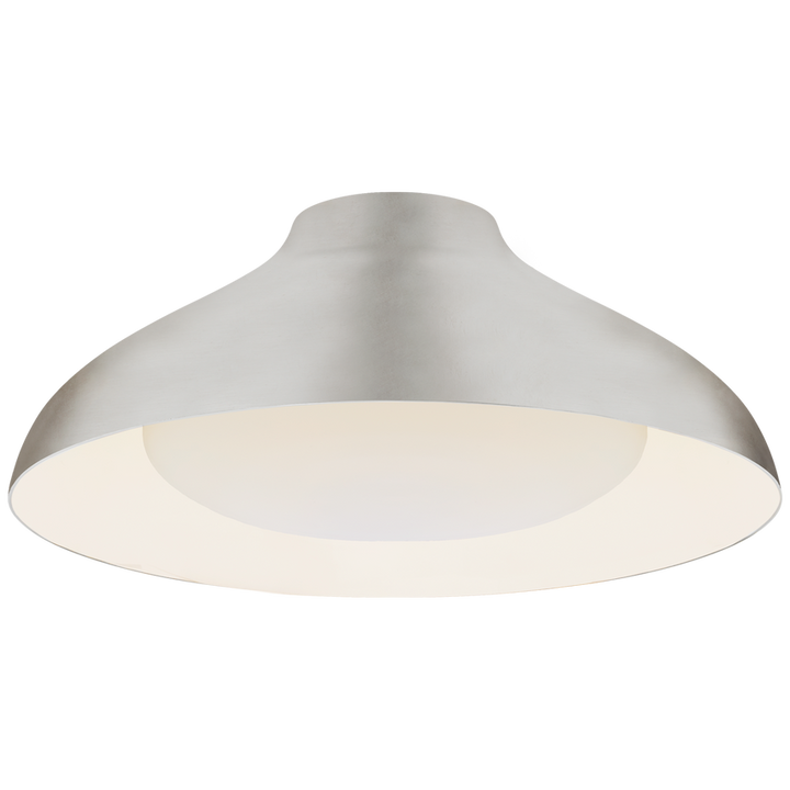 Aurora 18" Flush Mount-Visual Comfort-VISUAL-ARN 4351BSL-SWG-Flush MountsBurnished Silver Leaf-1-France and Son