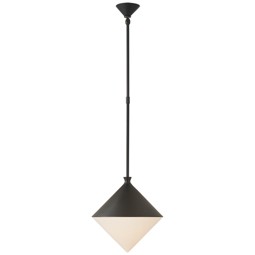 Serbian Small Pendant-Visual Comfort-VISUAL-ARN 5355BLK-WG-PendantsMatte Black-2-France and Son