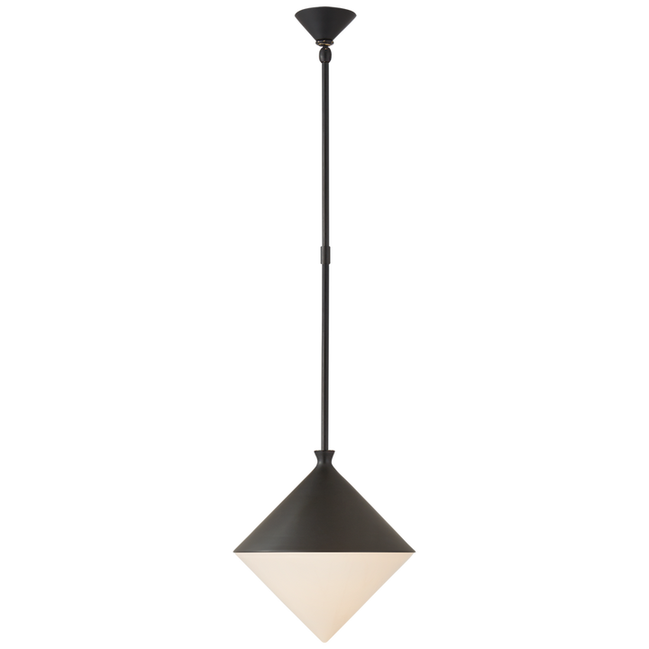 Serbian Small Pendant-Visual Comfort-VISUAL-ARN 5355BLK-WG-PendantsMatte Black-2-France and Son