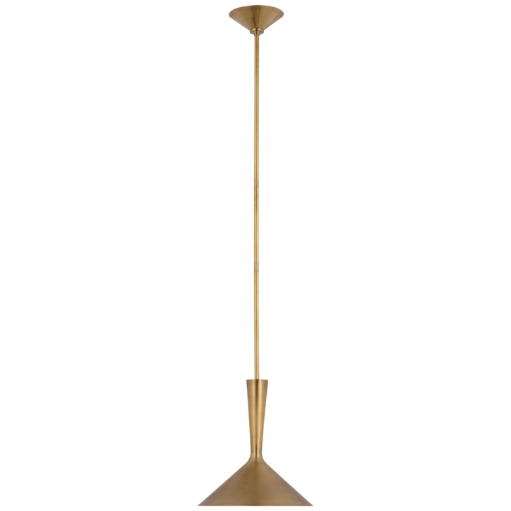 Rositta Medium Pendant-Visual Comfort-VISUAL-ARN 5540HAB-HAB-PendantsHand-Rubbed Antique Brass with Hand-Rubbed Antique Brass-7-France and Son