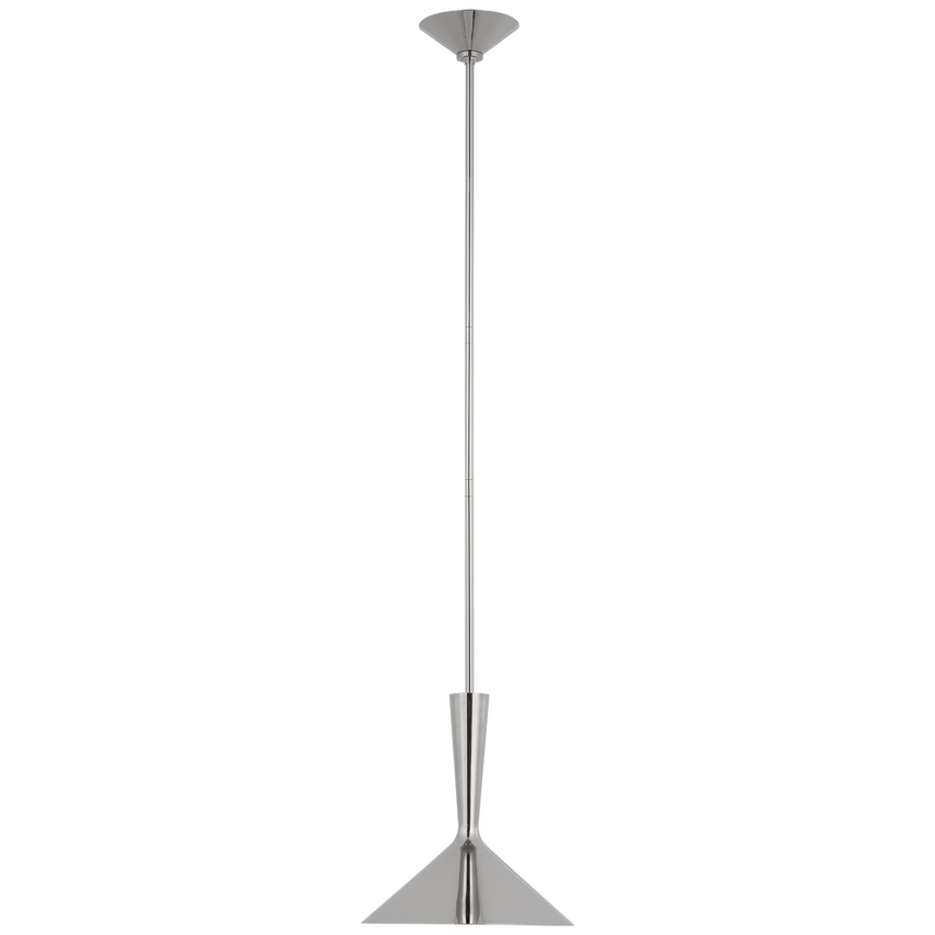 Rositta Medium Pendant-Visual Comfort-VISUAL-ARN 5540BLK/BZ-PendantsBronze with Matte Black Shade-6-France and Son