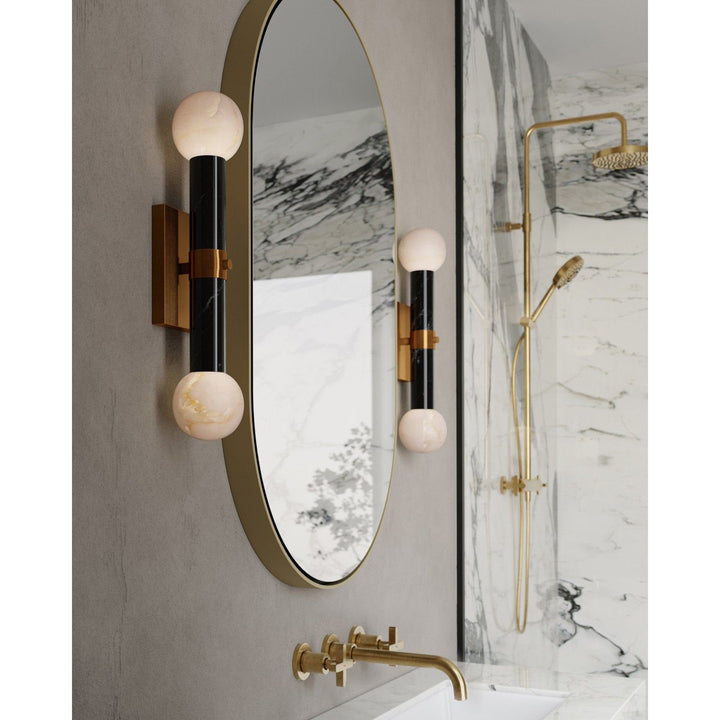 Beatrix Black Bath Wall Sconce