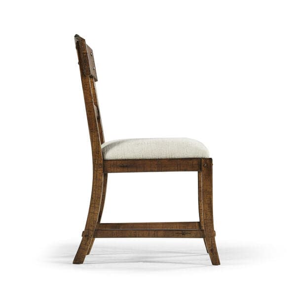 Casual Planked Dining Side Chair-Jonathan Charles-JCHARLES-003642-BJ-Dining ChairsDark Driftwood-31-France and Son