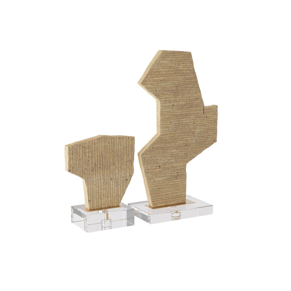 Selaya Sculptures, Set of 2 - Gold