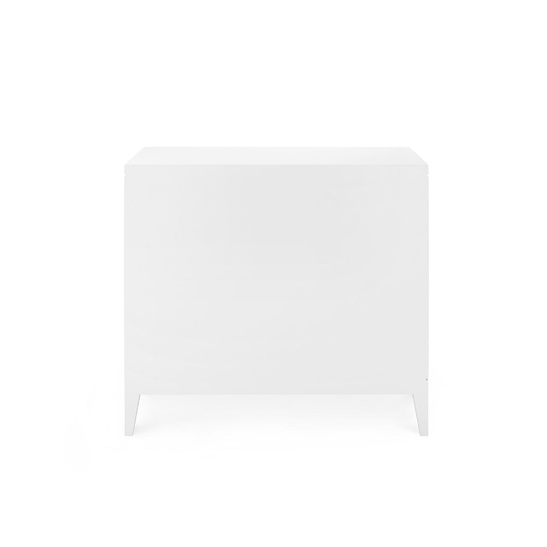 Astor 3-Drawer Side Table, Vanilla