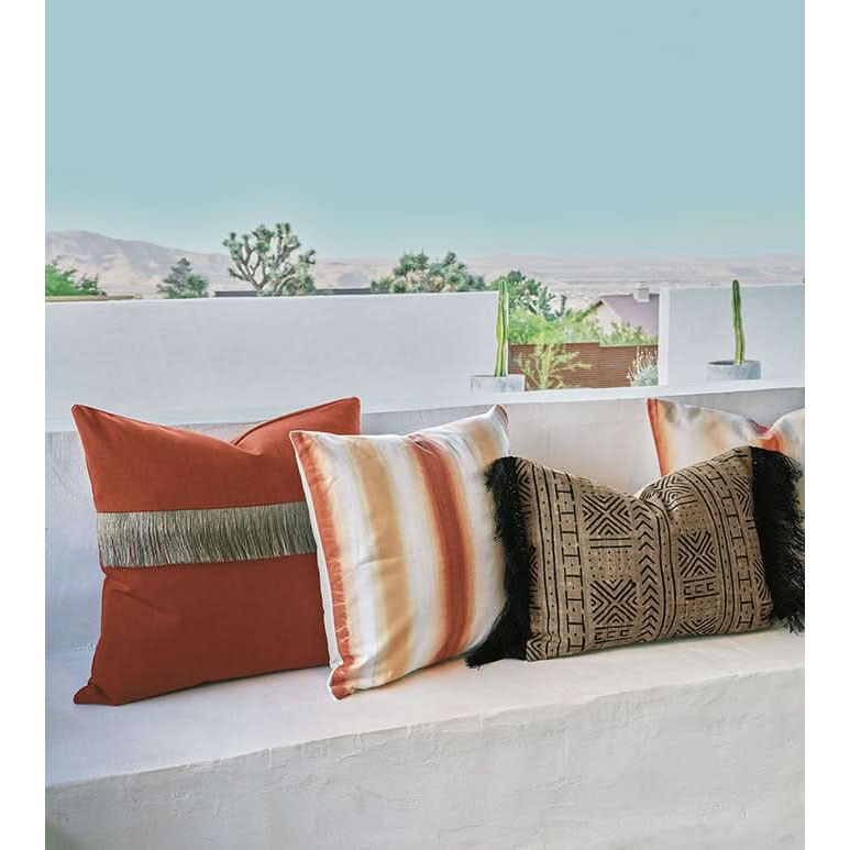 Pillows Camelia Fringe Decorative Pillow