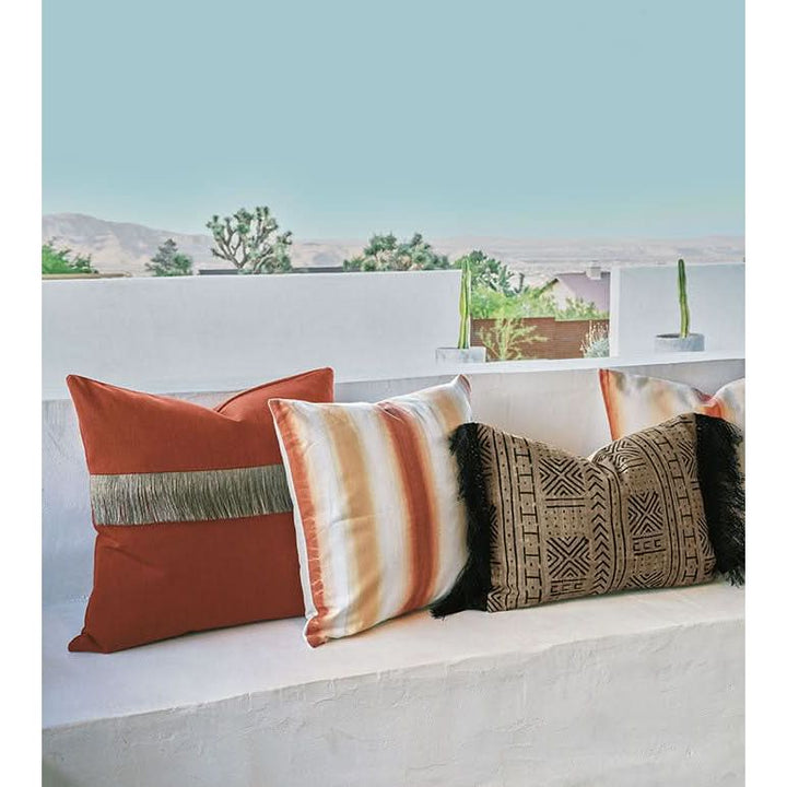 Pillows Camelia Fringe Decorative Pillow