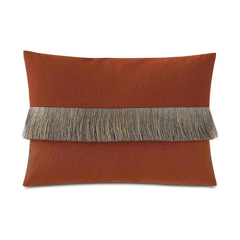 Camelia Fringe Decorative Pillow