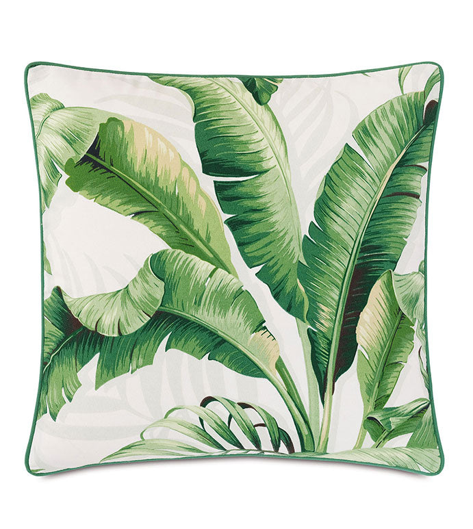 ABACA BANANA LEAF DECORATIVE PILLOW IN CLOUD-Eastern Accents-EASTACC-ATE-1063-Pillows-2-France and Son