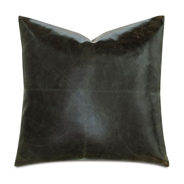 MUSE VEGAN LEATHER DECORATIVE PILLOW-Eastern Accents-EASTACC-ATE-1210-PillowsEsmerald-3-France and Son