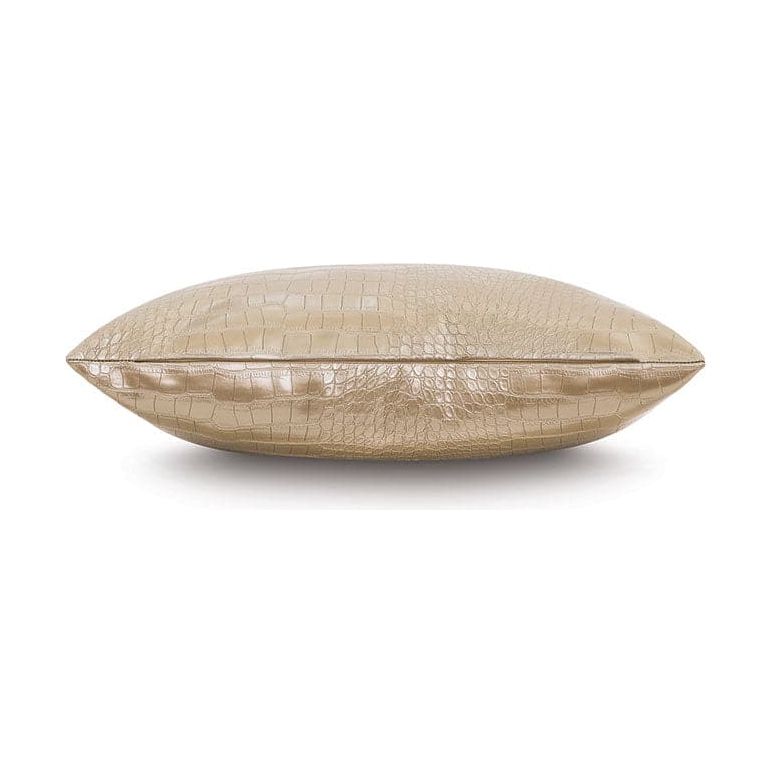 TEGU FAUX SNAKESKIN DECORATIVE PILLOW-Eastern Accents-EASTACC-ATE-1244-PillowsGold-2-France and Son