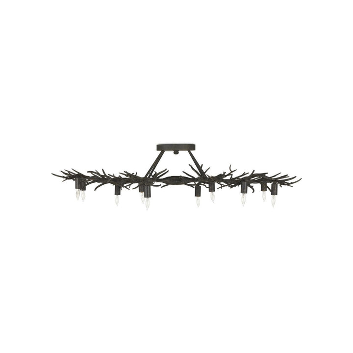 Rainforest Bronze Semi-Flush Mount