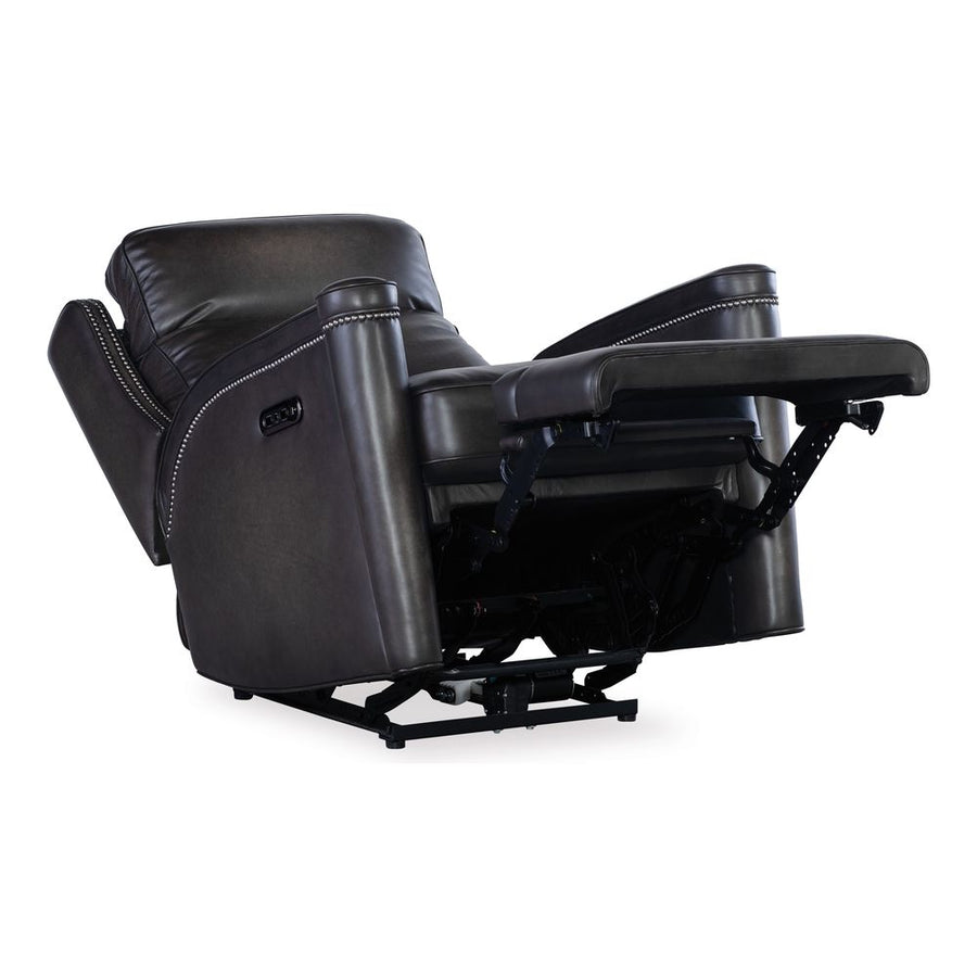 Lounge Chairs: Recliners Tennyson Power Recliner with Power Headrest - Grey