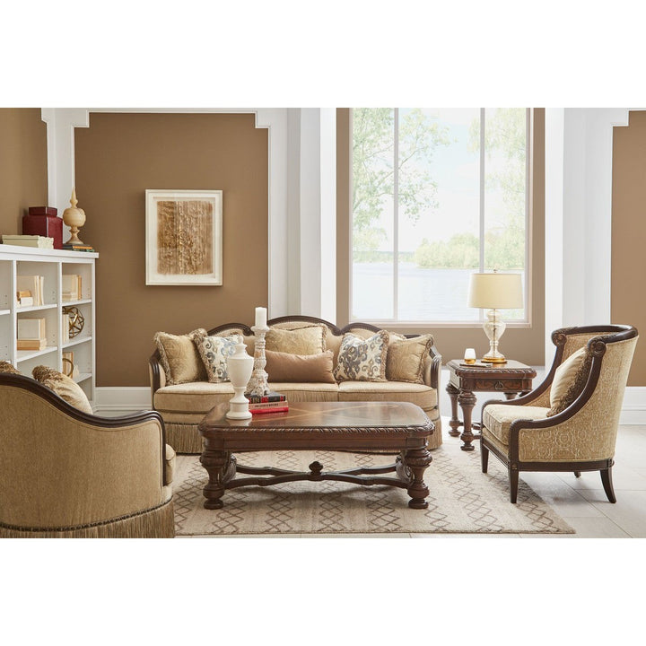 Giovanna Azure Sofa - Brown, Grey