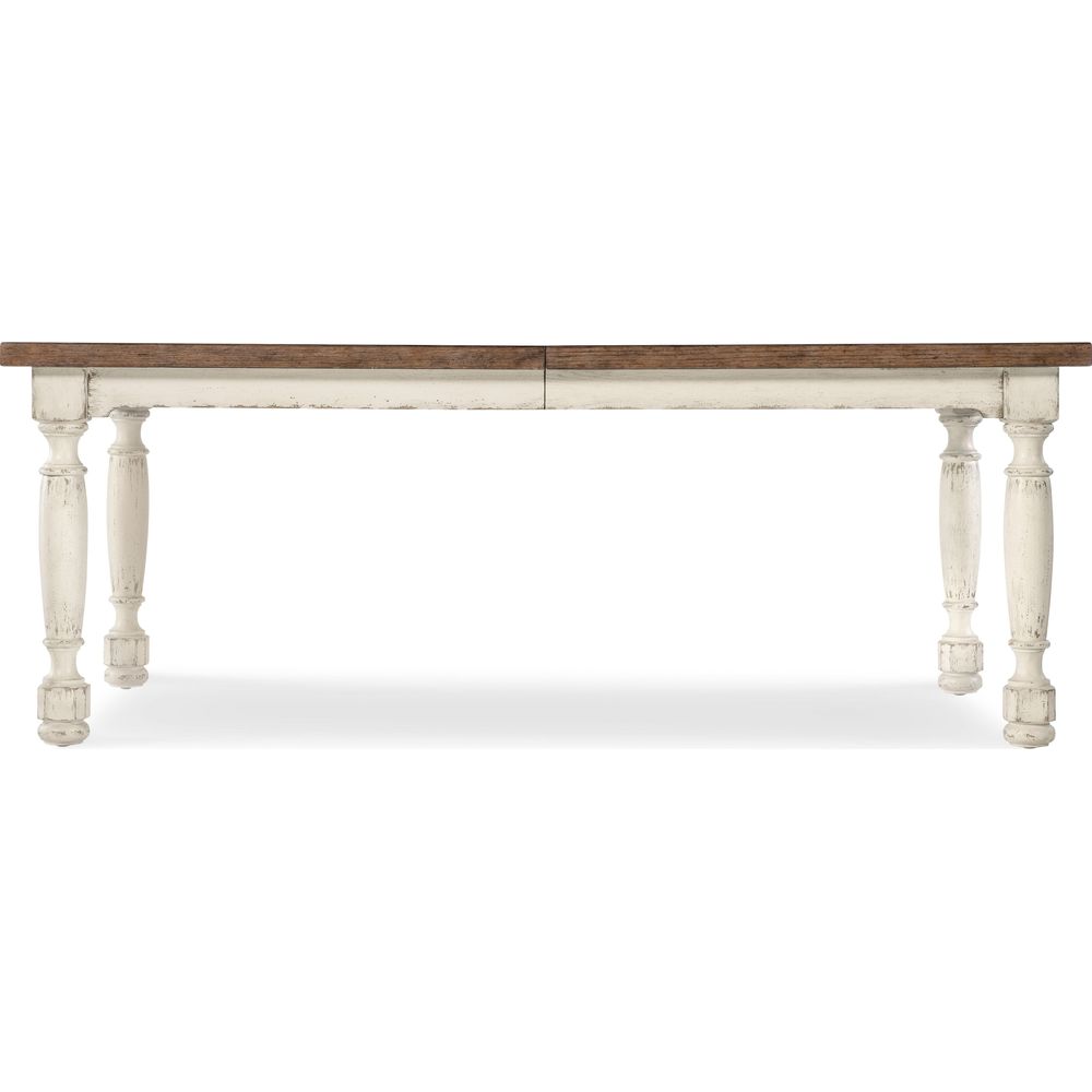Dining Tables Americana Leg Dining Table with 1-22in Leaf - Whites/Creams/Beiges