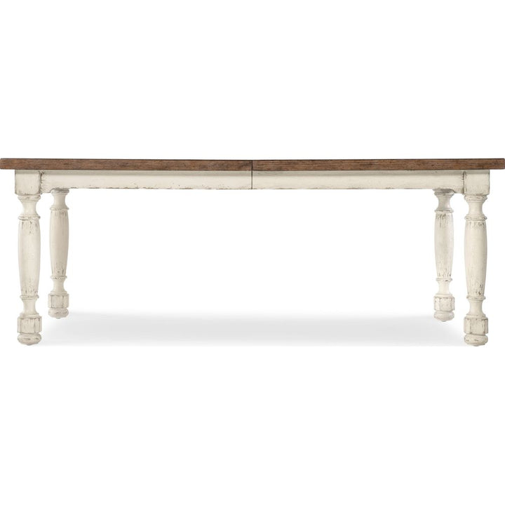 Dining Tables Americana Leg Dining Table with 1-22in Leaf - Whites/Creams/Beiges