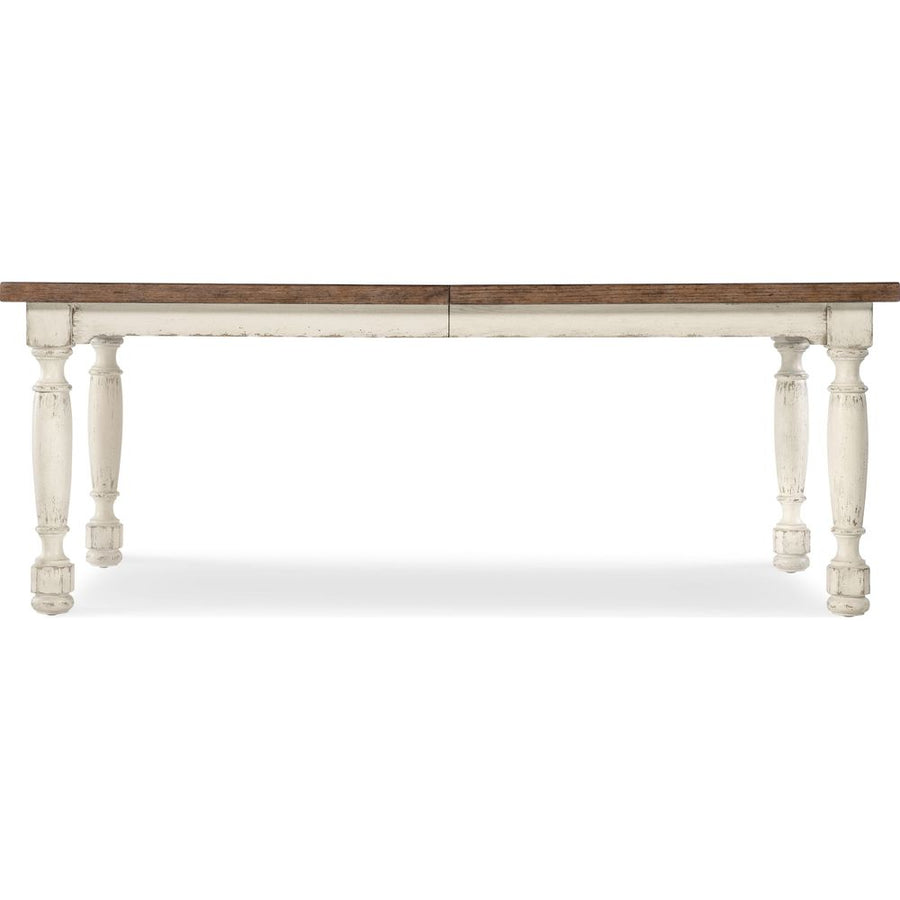 Dining Tables Americana Leg Dining Table with 1-22in Leaf - Whites/Creams/Beiges