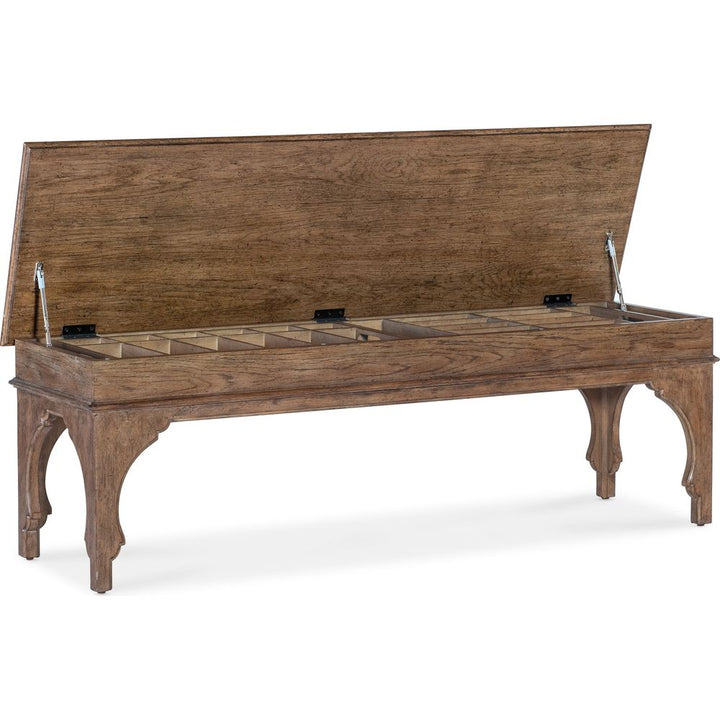 Americana Bed Bench - Medium Wood