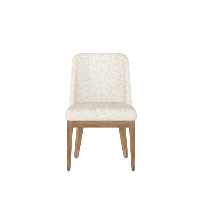 Portico Upholstered Side Chair - Brown, White