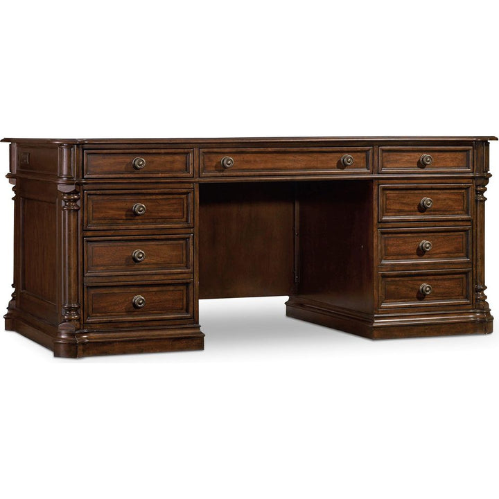 Desks Leesburg Executive Desk - Dark Wood